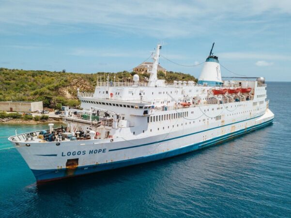 Caracasbaai, Curaçao :: Logos Hope At Her Berth.