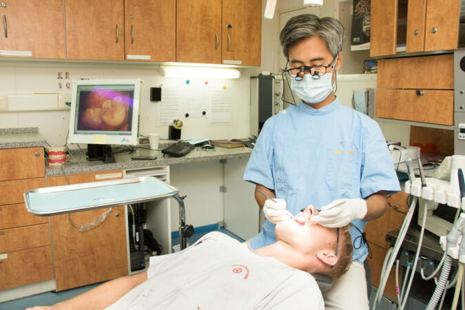 At Sea :: Dr David Kim (south Korea) Works As A Dentist Onboard.