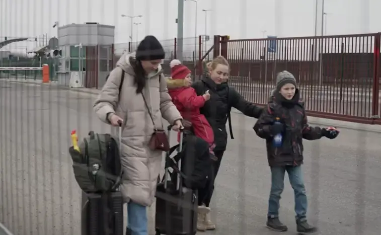 OM in Poland at the border with Ukraine