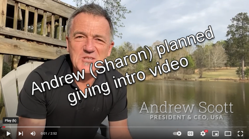 Andrew Planned Giving Video Placeholder